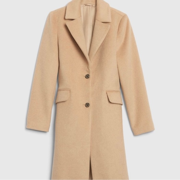 Gap Wool Blend Camel Coat XS-Petite - Picture 7 of 8